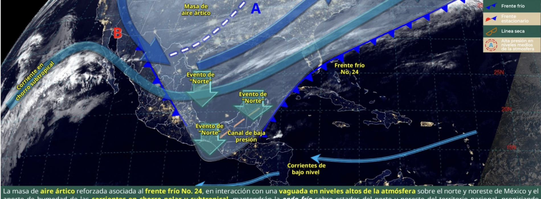 Alertan por Condiciones Climáticas Extremas en Oaxaca debido al Frente Frío 24